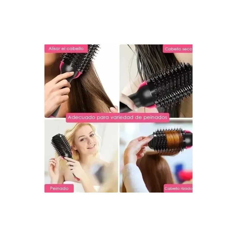 Cepillo 3 1 Secadora Alasiador Y Moldeador Cabello One Step