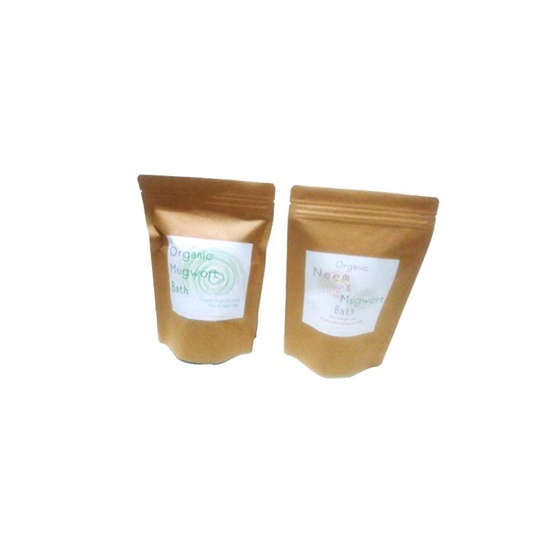 Organic Mugwort Bath 15pc/Organic Wormwood Bath 15 Pack, Steamed Wormwood,
