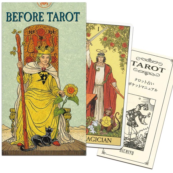 Tarot Cards, Divination Cards, 78 Cards, Before Tarot, Japanese Booklet, Pocket Manual, Rider Weight Edition