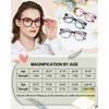 MARE AZZURO Oversized Reading Glasses 1.75 Women Large Square Readers