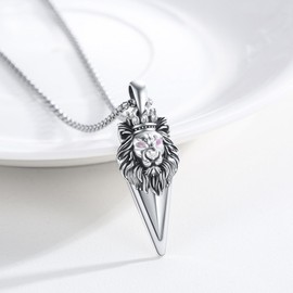 ZIPPICE Men's 925 Sterling Silver Arrowhead Necklace Arrow Pendant Necklace Gifts for Men Women Brother, Sterling Silver