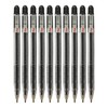 iGlitter Xtra Sparkle Glitter Gel Pens, BLACK, Medium Point (1.0mm),