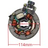 RedCap Stator Magneto 6 Coil 5-Wire AC with Plate for