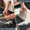 Nauvora Extra Large Baking Mat - 28" Silicone Pastry Mat,