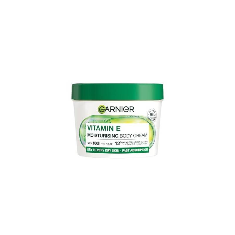 Garnier Body Cream Vitamin E Avocado Moisturising Shea For Dry