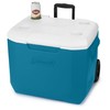 Coleman 60qt Rolling Cooler with Wheels, Insulated Portable Wheeled Chiller
