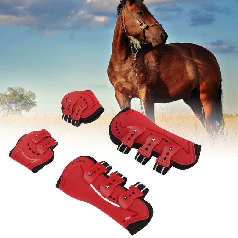 Fetlock Horse Boots Lightweight Breathable Wearproof Horse Hind Leg Boots