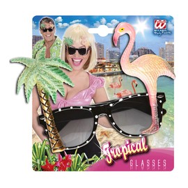 WIDMANN 0322 F ? Flamingo Glasses, Tropical Style, In One Size