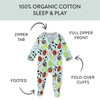HonestBaby Baby Celebration Sleep & Play Footed One-Piece Pajama Sleeper