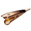Toothless Alligator Test Clip Copper Plated with Smooth Jawed and