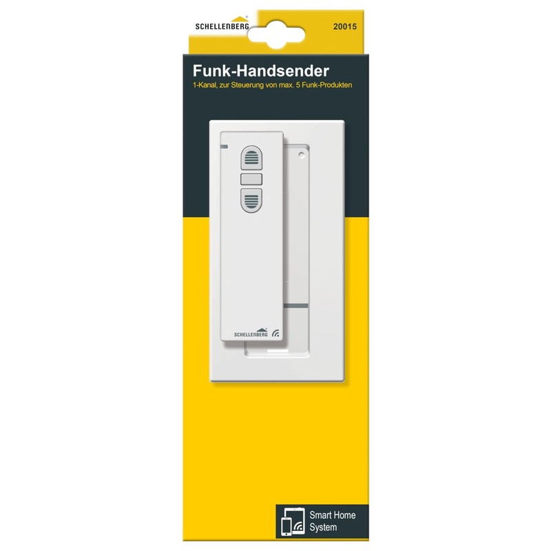 Schellenberg 20015 Radio Hand Transmitter 1 channel White