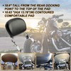 ECOTRIC Detachable Passenger Backrest Sissy Bar Compatible with 2009-2024 Harley