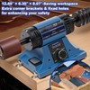 JUWELAIDE Leather Burnishing Machine | Variable Speed Leathercraft Bench Grinder,