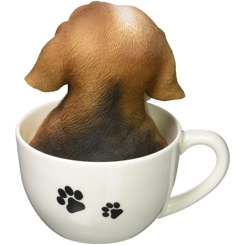 Toyo Sekisu Dog Ornament (Beagle) 14082, Brown, Approx. 5.1 x