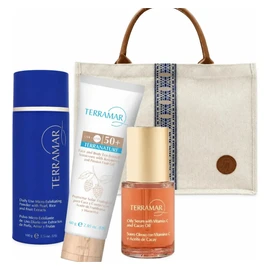 Bolso Terramar Vitamina C, Exfoliante, Bloqueador. Oferta