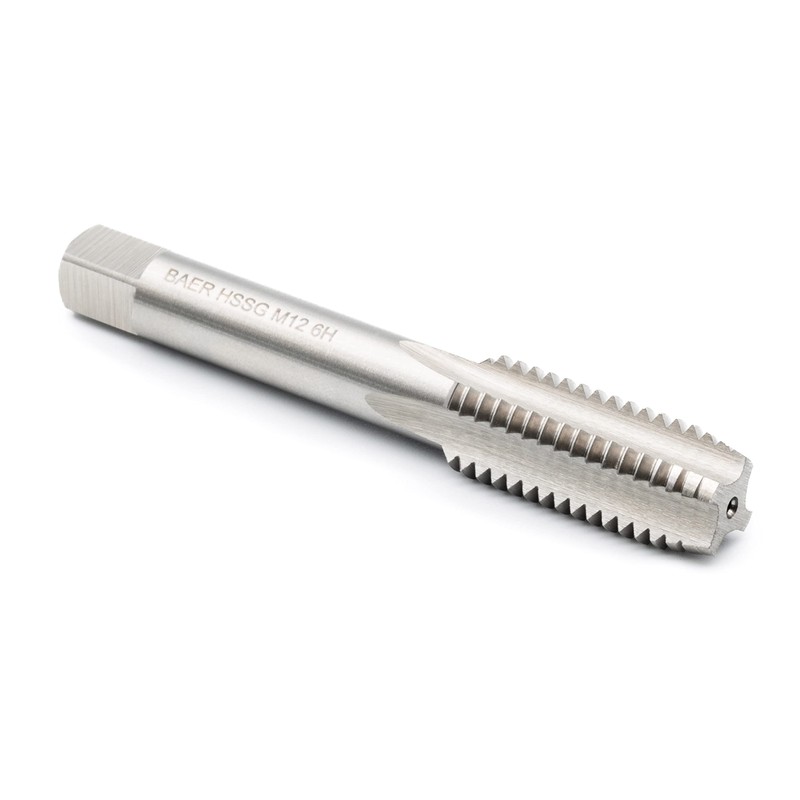 BAER Tap and Die Set, M3-M12, HSSG, Cutting Tap, Core