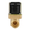 Akozon Solenoid Valve, 12V BSPP G1/2 Brass N/C Normally Closed