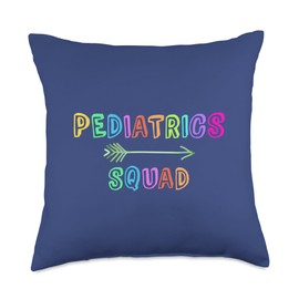 School PEDIATRICS SQUAD Nurse Pediatrician Child Physician Throw Pillow