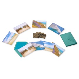 Papyrus Papyrus Blank Cards with Keepsake Box, By the Sea (20-Count)