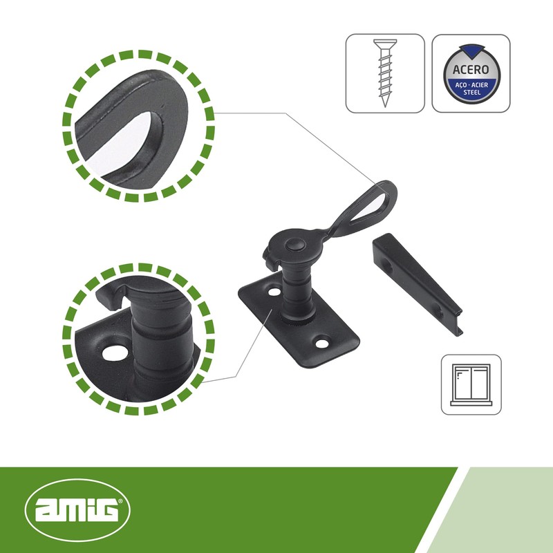 Amig - Door handle type St. Sebastian for shutters model