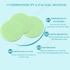 Esponja facial comprimida, 60 unidades de PVA profesional para eliminar