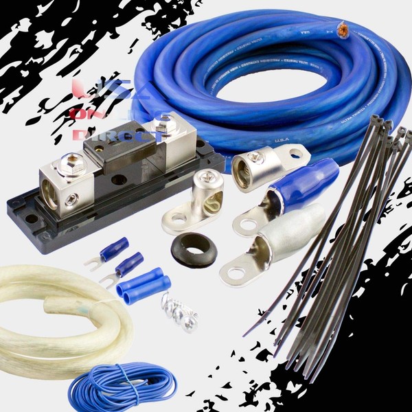0 Gauge AWG 100% OFC Copper Power Amp Amplifier Wiring