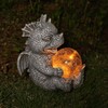 Dragon Statue Sculpture - Resin Yard Dinosaur Ornament,Dragon Statue Ornament