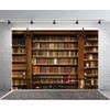 Yeele 15x10ft Wooden Bookshelf Backdrop Library School Books Collection Photography