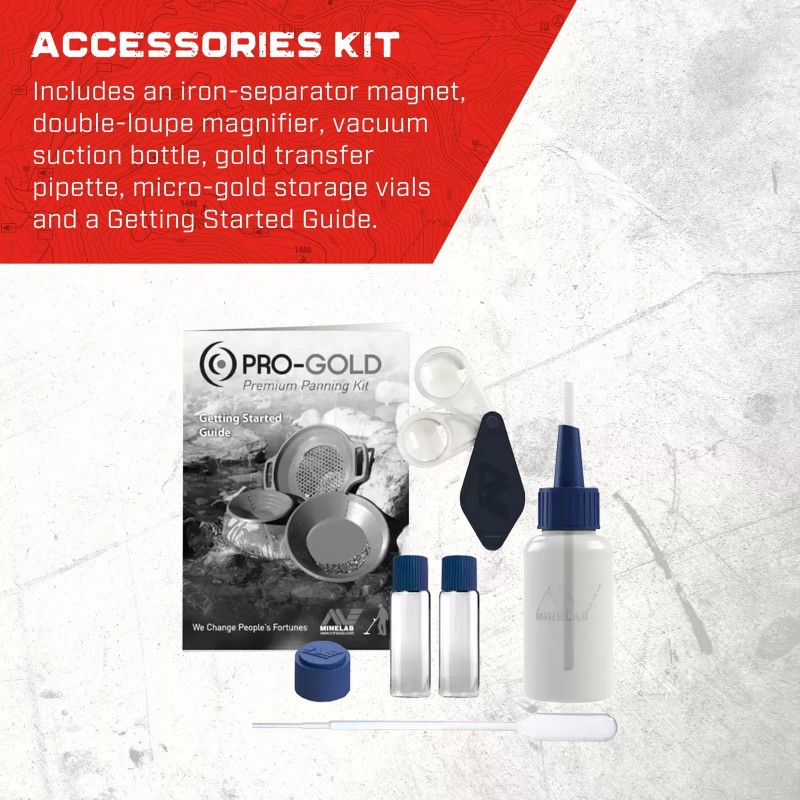 Minelab PRO-Gold Panning Kit - 2 Gold Pans, 1 Classifier,