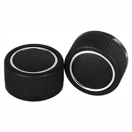 ANCLLO 2 Pack Rear Radio Volume Control Knob for 07-13 Compatible with Chvye GCM Dial Tuner