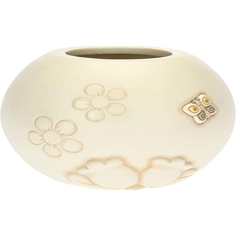 THUN - Decorative vase with butterfly and flowers - Elegance