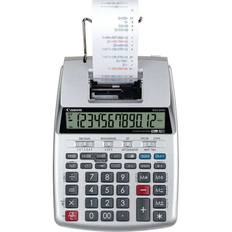 Canon P23-DHV-3 - Calculadora de impresión con función de doble
