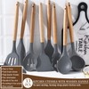 Umite Chef Kitchen Cooking Utensils Set, 33 pcs Non-stick Silicone