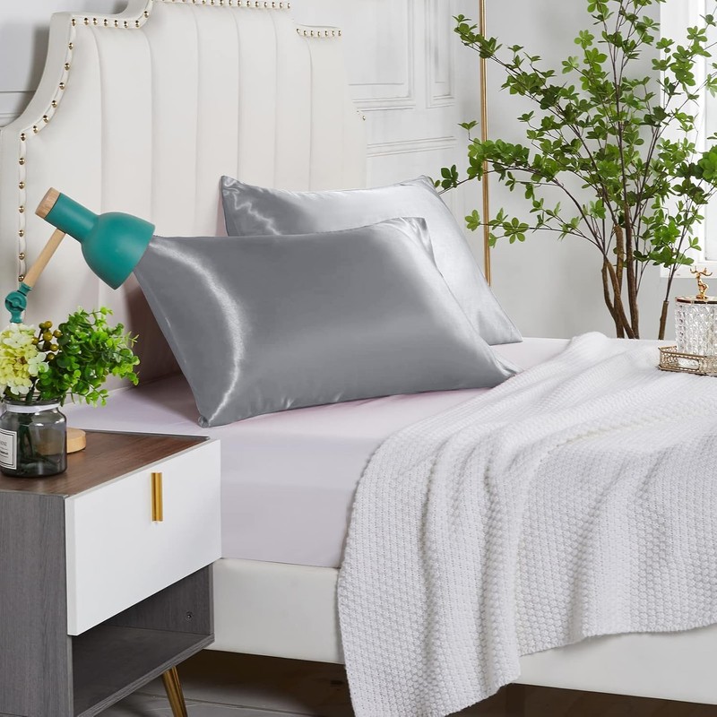 Aspire Homeware Pillow Cases 4 Pack - Super Soft Satin