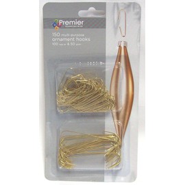 Premier Gold Ornament Hooks Twin