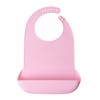 Waterproof Adult Silicone Bib with Food Catcher Pocket – Adjustable