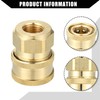 Hihaha Pressure Washer Coupler/Outer Washer Gun Adapter Universal for Car/Durable