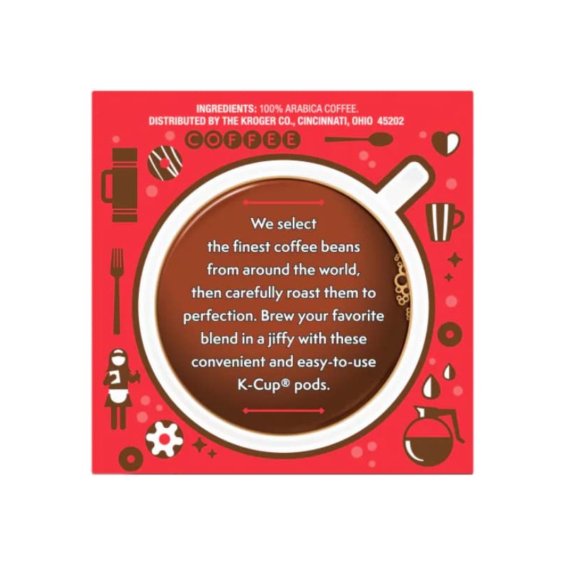 Kroger Donut Coffee K-Cups and Original Creamer Combo Pack