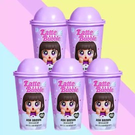 Elastine 엘라스틴 라떼버블 컬러염색 애쉬브라운 x 5개 Elastin Latte Bubble Color Ash Brown x 5 [Latte bubble color dye ash brown x 5]