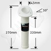 4 x Flush Mount 300 Angled Round Boat Rod Holder