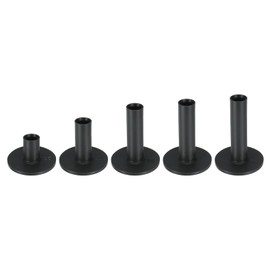 PATIKIL Rubber Golf Tee, 5 Pcs Mix Size Golf Practice Tees Training Driving Range Tee Stable Golf Ball Holder for Outdoor Indoor Hitting Mat, Black