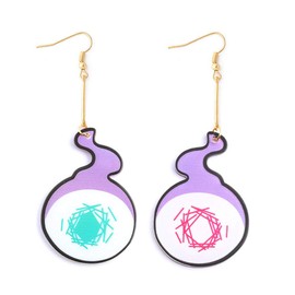 Toilet Bound Hanako Kun Earrings - Anime Cosplay Acrylic Drop Earrings - Best Gifts for Women (Gold)