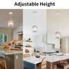 TISLYCO Crystal Pendant Lights - Kitchen Island Lighting, Mini Crystal