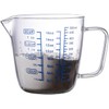 Goeielewe Glass Measuring Cup with Spout, Heat Resistant Borosilicate Glass