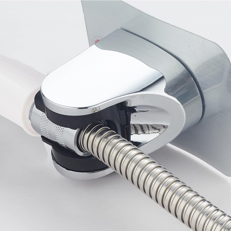 One Piece Durable ABS Shower Bracket Wall Mount Easy Angle