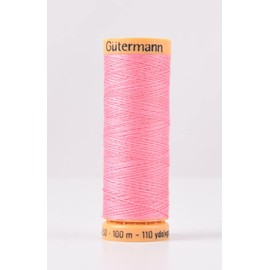 744484 5110 Gutermann Natural Cotton 100mtr, Pig Pink, EB2536