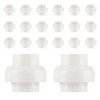 20 Pack HeSun 3/4 Inch PVC Slip Union Coupling Adapter,