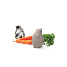 OTOTO Barry The Bear Box Cheese Grater - Compact Stainless Steel Grater, Kitchen Grater, Cheese Shredder, Vegetable Grater, Food Grater & Shredder - Fun Kitchen Gadget