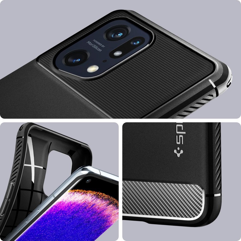 Spigen Rugged Armor Case Compatible with Oppo Find X5 Pro