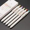 5PCS Zennyth Retractable Gel Pens Set, Quick Dry Black Ink